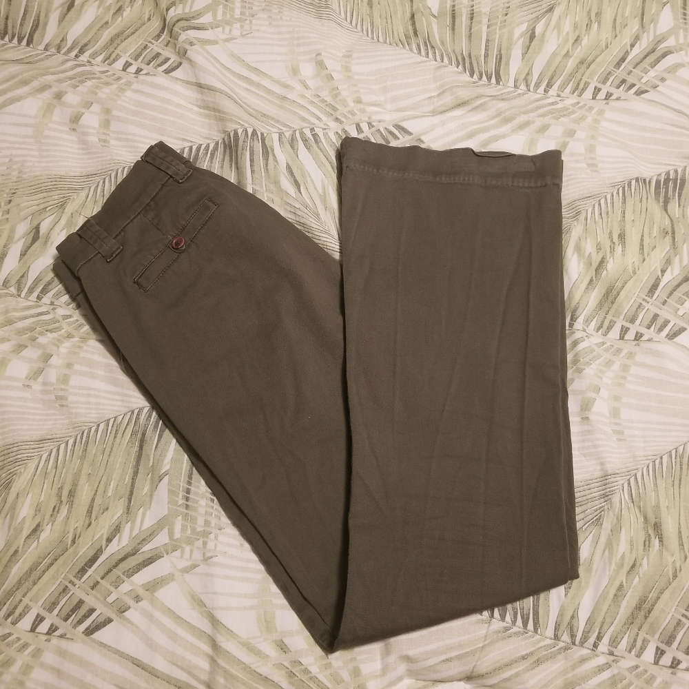 U.S. Polo Assn. Khaki green bootcut pants sz 7/8